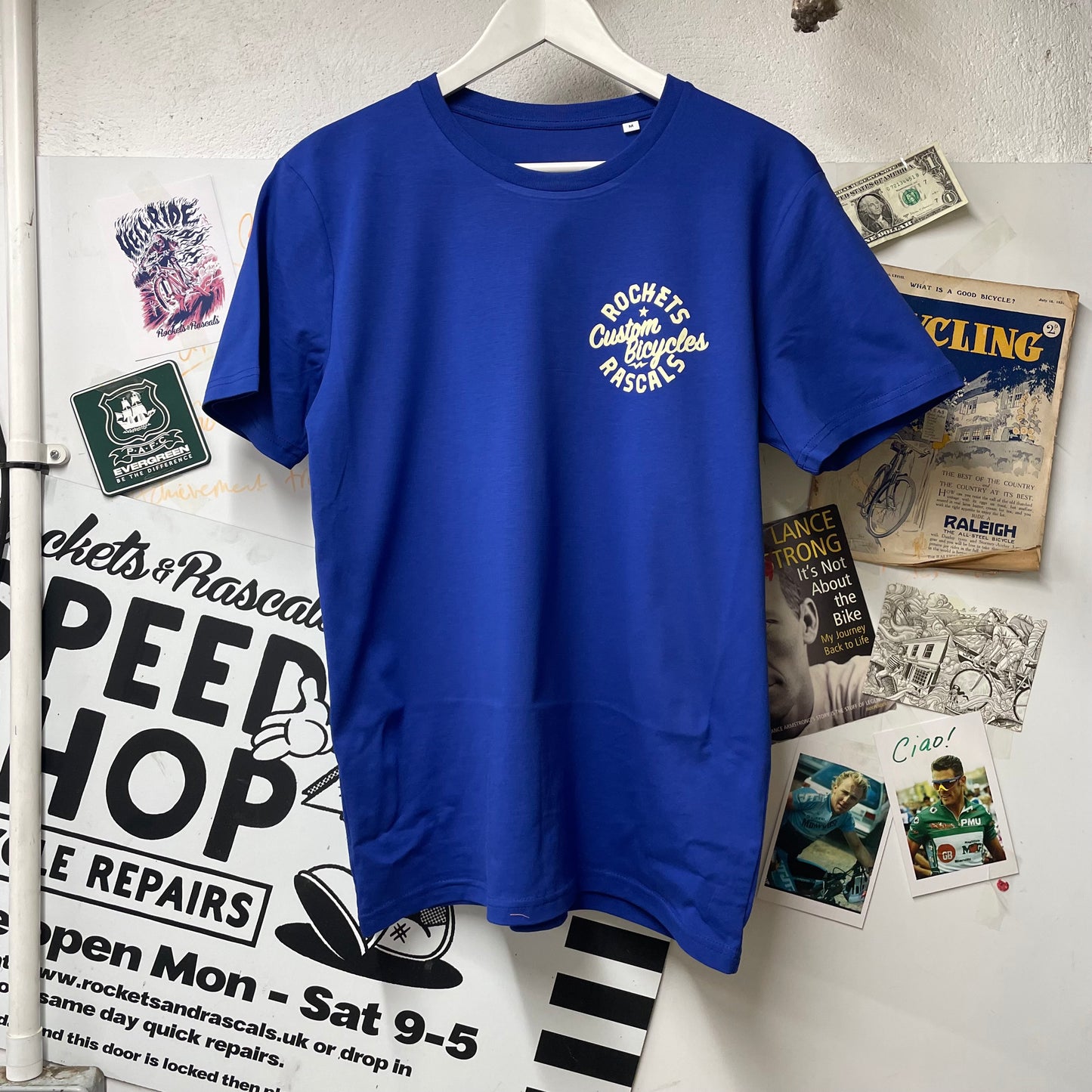 Rockets Customs T-Shirt Workwear Blue